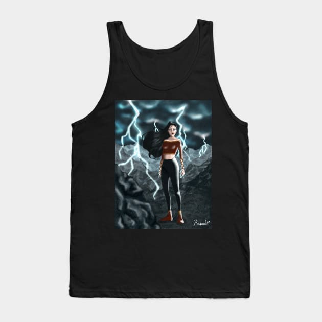 Thunder Warrior Tank Top by Raquel